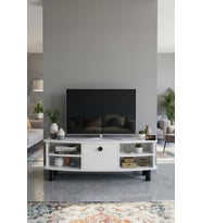 TV Sehpası 136 cm Kapaklı Raflı Çok Amaçlı Televizyon Ünitesi Salon Oturma Odası Vienna 5014 Atlantk