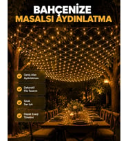 LED File Işık Dekoratif Ağ LED Aydınlatma İç Mekan Balkon Bahçe Süsü Yeni Nesil