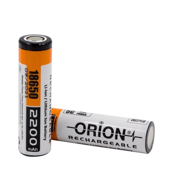 Orion 18650 3.7 V 2200 Mah Şarjlı Li-Ion Pil (Başsız)