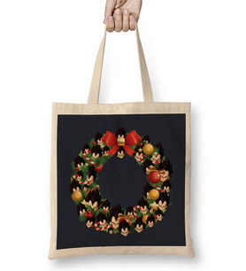 Vegeta Dragon Ball Z Multiface Christmas Wreath Bez Çanta Uzun Saplı