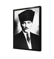 Mustafa Kemal Atatürk Çerçeveli Mdf Tablo