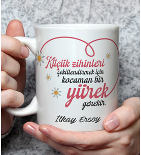Kişiye Özel 24 Kasım Öğretmenler Günü Hediyesi Tasarımlı Kupa
