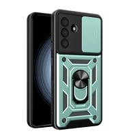 Galaxy A37 5G Pars Lens Yüzüklü Silikon - Yeşil