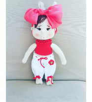 Fatoş Bebek Amigurumi Organik Oyuncak