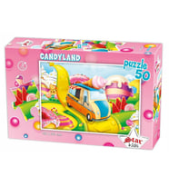 Star Puzzle 50 Parça Şeker Diyarı Çocuk Puzzle