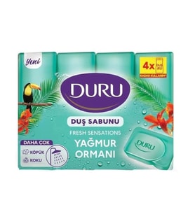 Duru FRESH DUŞ SABUNU 4'LÜ YAĞMUR ORMANI 150 GR - (1 ADET)