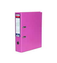 Classic Geniş Plastik Klasör 1 Adet Pembe Ofis Büro Klasörü