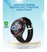 Nfc Destekli Akıllı Saat Amoled Ekranlı Tasarım