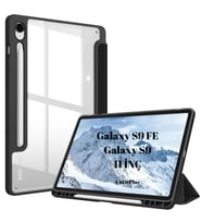 Samsung Galaxy Tab S10 Lite S10 FE S9 FE S9 11inç Kılıf Grafiti Şeffaf Kalem Böl