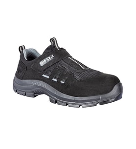 Swolx Microfiber Tekstil-S1 Unisex İş Güvenliği Ayakkabısı TRIGON-X-110 Siyah