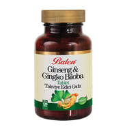 Ginseng & Ginkgo Biloba Tablet Takviye Edici Gıda