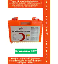 #İlkYardımÇantası Premium Trafik Ev Ofis İş Yeri Duvara Monte Edilebilir Tam Dolu İlk Yardım Çantası