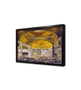 Osmanlı Zamanı Ayasofya Camii Çerçeveli Mdf Tablo