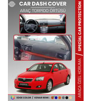 TOYOTA AVENSİS T250 (2003-2008) KAPAKLI Torpido Örtüsü Ön Göğüs Halı Tam Uyum