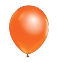Balon Metalik Düz 5 inç Turuncu 100'lü-