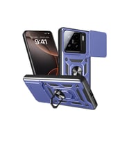 Xiaomi Mi 15 Kılıf Pars Lens Yüzüklü Silikon - Lacivert