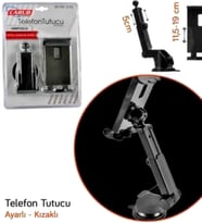 Oto Telefon Tutucu Cama Vantuslu Akrobat Uzayan Kollu