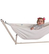 Nil Hamak Portatif Çantali 0-3 Model Bebek Hamağı, Bebek Beşiği (Bej)