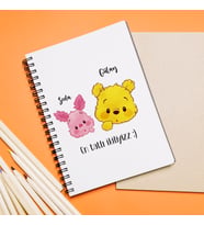 Winnie The Pooh Tasarımlı Kişiye Özel Defter