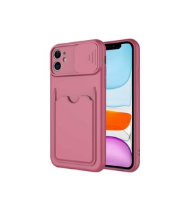 Apple iPhone 11 Uyumlu Kılıf Zore Kartix Kapak (Koyu Mor)