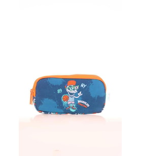 Kaukko Kids 3 Bölmeli Kalem Çantası Fast Brooklyn Mavi L8171