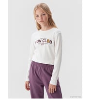 LCW Kids Beyaz Teddy Bear Baskılı Kız Çocuk Tişört