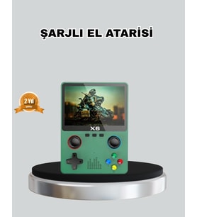 Retro Taşınabilir Konsol 3.5 Ips Ekran Ergonomik Çift Lr Kontrollü