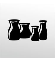 Folyo Sticker Vazolar 20cm uzunluk (Karışık)