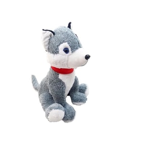 50 cm Pelüş Oturan Husky 5736