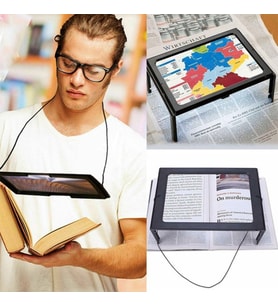 Led Işıklı Kitap Okuma Büyüteç