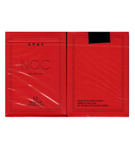 Bicycle NOC Pro Burgundy Red Marked Premium Oyun Kağıdı iskambil Kartları (Karışık)