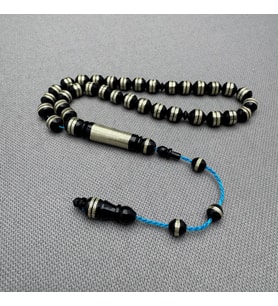 Kuka Üzeri Beyaz Pirinç Sarma Özel İşçilik Kuka Tespih