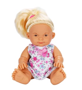 Dollz n More Nil Bebek 23 Cm Sarışın Çiçekli Elbise Tebessüm Eden