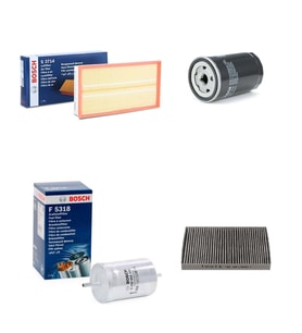 Bosch Filtre Bakım Seti Seat Leon 1.8 1999-2006 Benzinli Hava + Yağ F + Yakıt F. + Polen Bosch