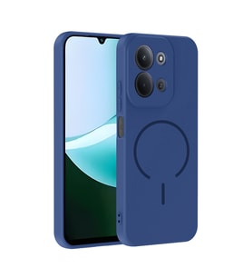 Xiaomi Redmi 15C Uyumlu Kılıf M-safe Şarj Özellikli Zore Meta Kapak