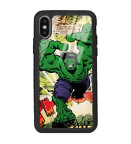 iPhone Xs Max Hulk Tasarımlı Glossy Telefon Kılıfı