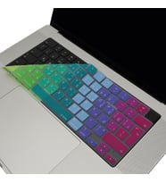 McStorey Macbook Air Pro M1-M2 ile Uyumlu Klavye Koruyucu A2681 A2442 A2485 A2780 UK Arapça Dazzle (Pembe-Fuşya)