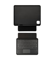 Lexroo iPad 11.Nesil 2025 Border Keyboard Bluetooh Bağlantılı Standlı Klavyeli Tablet Kılıfı - Siyah