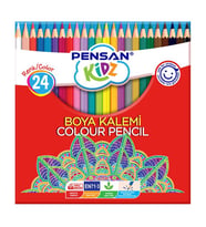 Pensan Kidz Kuru Boya 24 Renk Tam Boy