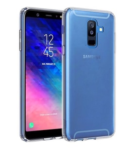 Buff Galaxy A6 Plus 2018 ile Uyumlu Air Hybrid Kılıf Crystal Clear