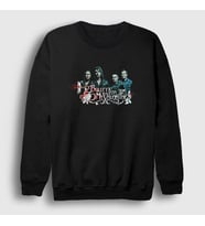 Presmono Unisex Siyah Band Bullet For My Valentine Sweatshirt 23059tt