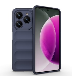 Tecno Spark 20 Pro 4G Kılıf Elde Tutma Kolaylıkla Kaydırmaz Kenar Line Dizayn Op (Lacivert)