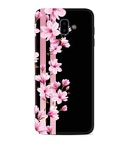 Samsung J6 Plus J7 Prime J7 Pro M20 Kılıf Desenli Silikon Pink Flowers 3 1393