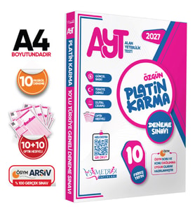 2027 YKS-AYT Platin Karma Yayınlar Kurumsal 10lu Paket Deneme Sınavı Türkiye Geneli