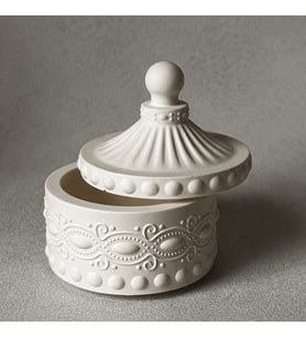 Dekoratif Kapaklı Vazo Kalıp 10,8x5 Cm