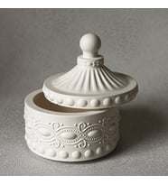 Dekoratif Kapaklı Vazo Kalıp 10,8x5 Cm