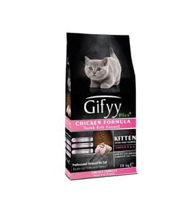 Gifyy Tavuklu Yavru Kedi Maması 15 Kg