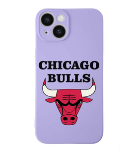 Apple iPhone 14 Plus  Lansman Kılıf Chicago Bulls  Tasarımlı Altı Kapalı İçi Kadife Kaplı  Kapak (Şeffaf)