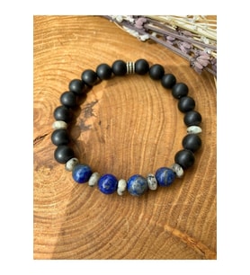 Nelleovana Lapis Lazuli , Jasper Ve Oniks Bileklik