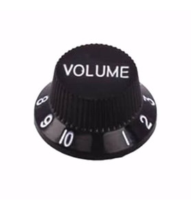 Dr. Parts PNB1/V/BK Plastik Volume Potans Başı